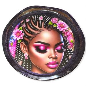 🎂 NORE’S NOVELTIES Set of 2 Ashtray-style Handcrafted Coaster “ALANIS”